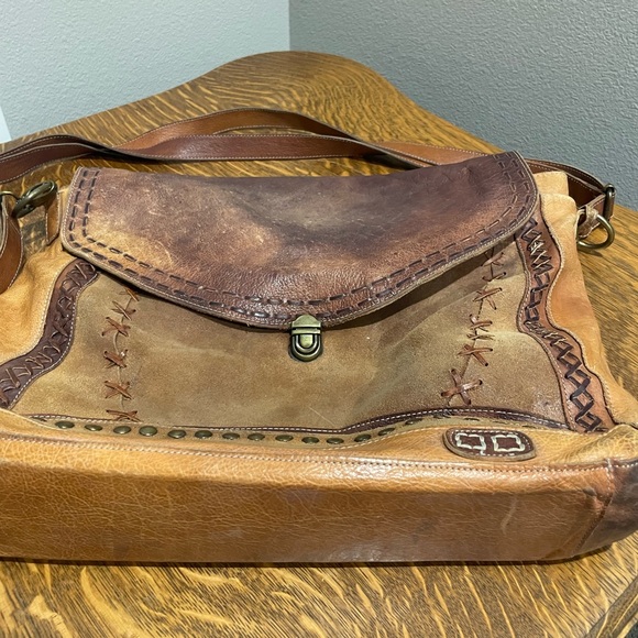 Bed Stu Genuine Leather Arian Convertible Tote Backpack - Picture 2 of 15